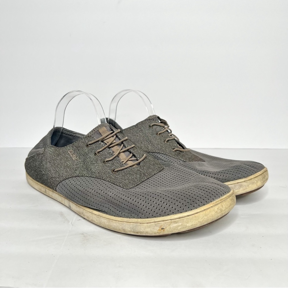 Olukai Nohea Moku Lifestyle Sneakers Gray Size 13 Men’s